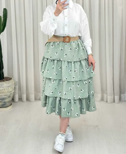 دامن پیله ای مدل دلاناز کد 50229