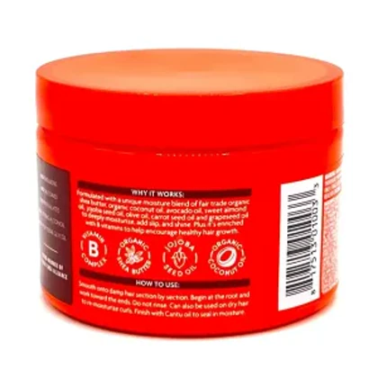 کرم حالت‌دهنده و تعریف‌کننده فر مو نارگیل و شی‌باتر کانتو 340 گرم Cantu Shea Butter Coconut Curling Cream
