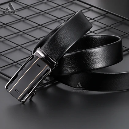 کمربند مردانه چرمی Leather Ratchet Belt BL104