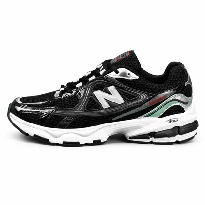 کفش کتانی مردانه مدل نیوبالانس مشکی سفید New BALANCE 740
