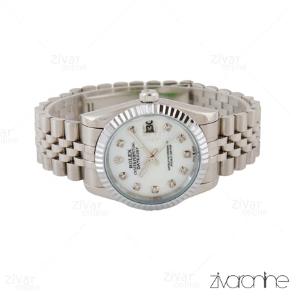 ساعت رولکس دیت جاست مردانه سیلور 104789
