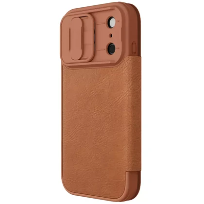 قاب چرمی کلاسوری آیفون 17 پرو نیلکین Nillkin Qin Pro Leather