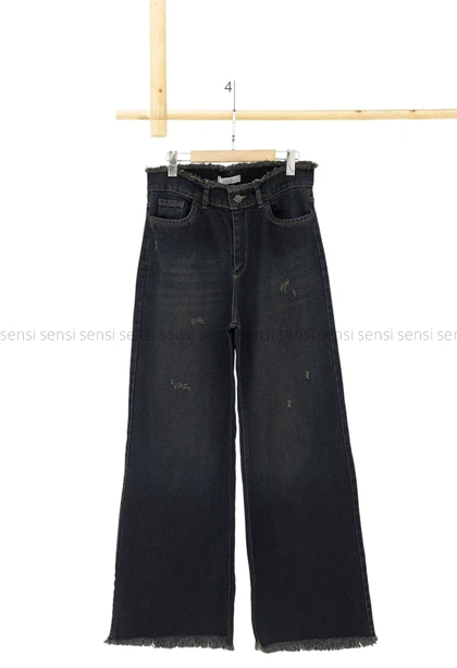 شلوار جین فول بگ کد1005167
