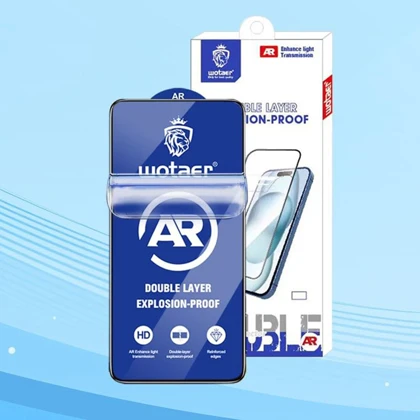گلس گوشی آیفون 15 دولایه Wotaer AR