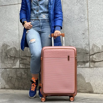 چمدان نشکن اسپید مدل SPEED-SPD213L LARGE سایز بزرگ - قابلیت باز شدن در از جلو