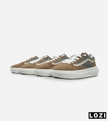 کفش اسنیکرزمردانه قهوه ای خاکستری ونس VANS