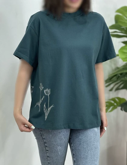 تیشرت زنانه گل لاله