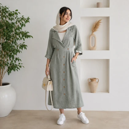 مانتو زنانه لینن