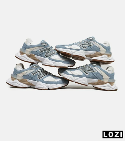 کفش کتانی مردانه آبی سفید NEW BALANCE 9060
