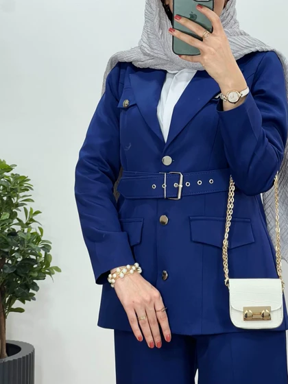 ست سه تیکه کت و شلوار به همراه کمربند ماتیسا
