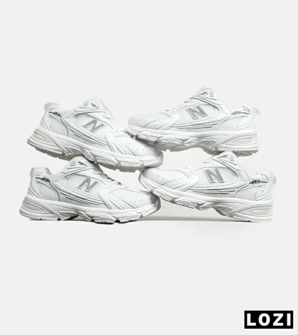 کفش کتانی مردانه و زنانه سفید NEW BALANCE 530