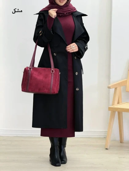 7415-بارانی آستردار لیان