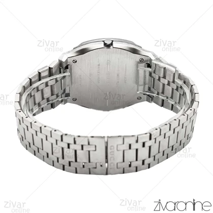 ساعت گوچی مردانه نقره ای صفحه سرمه ای 106030