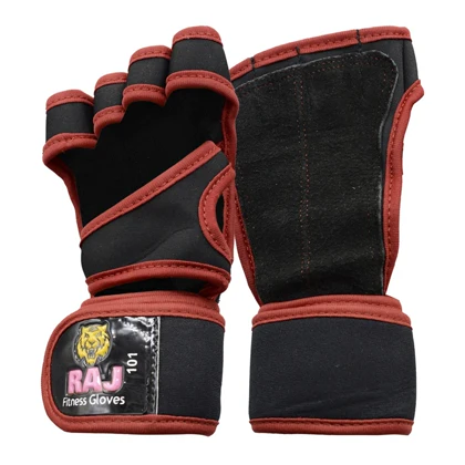 دستکش و محافظ کف دست بدنسازی اسپال مدل 404K1381 قرمز بسته دو عددی