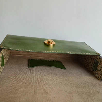 کیف چرمی چوبی زنانه مدل آوینا