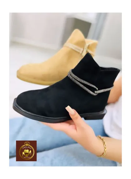 نیمبوت زنانه نگین‌دار هاله