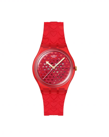 ساعت مچی سواچ SWATCH LOVE IN SCARLET SO28Z122