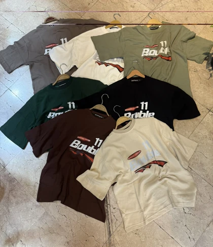 تیشرت بیسکویتی چاپbouble