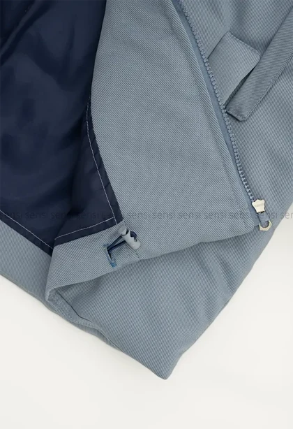 کاپشن کوتاه کتان کج راه کد1004769