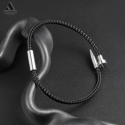 دستبند چرمی کارتیه Cartier Nail Bracelet KS1
