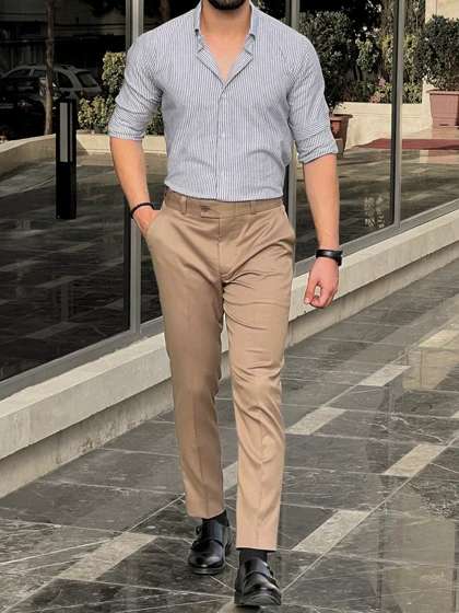 شلوار فاستونی میله ای کد p198