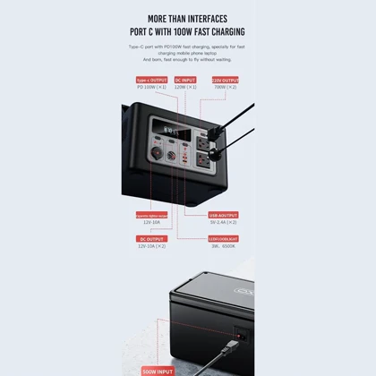 پاور استیشن 700 وات ایکس او XO مدل PSA-700
