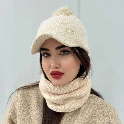 کلاه و شال رینگی نقابدار