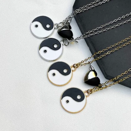 ست گردنبند یین و یانگ مگنتی