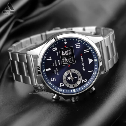 ساعت مچی تی انجین T-Engine Drum Chrono 3940-SB