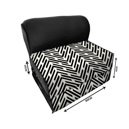 کاناپه تخت شو یک نفره زیگزاگ مدل M1038