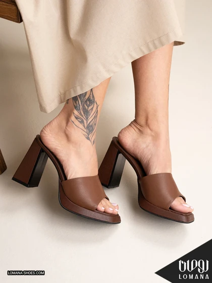 صندل پاشنه وارداتی آلدو ماکروفایور لومانا - کد 2801
