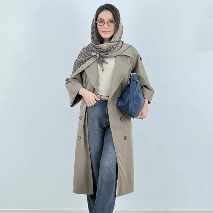 ترنچ کت بلند 1007999