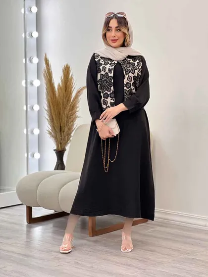 جلیقه و پیراهن خرجه کاری