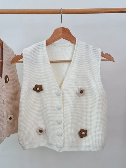 وست بافت گل‌دار کد 2