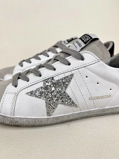 کتانی ونس زنانه گولدن گوس اس استار رویه سویت ستاره لمه GOLDEN GOOSE SSTAR کد 1661