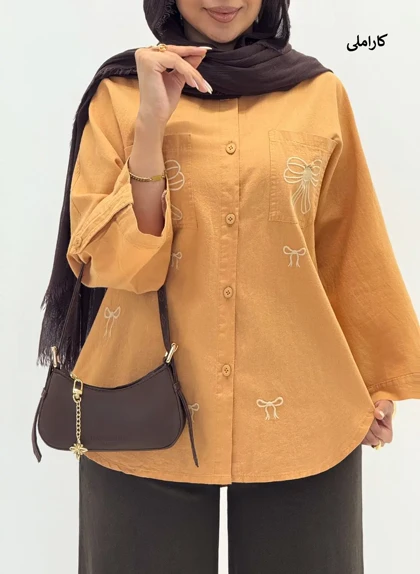 6631-مانتو گلدوزی آوا