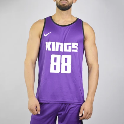 ست رکابی و شلوارک ورزشی مردانه کوئتا کینگز مدل PY-Nike-2A0651 بنفش