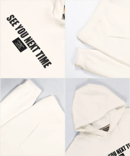 هودی فری سایز طرحدار 4833