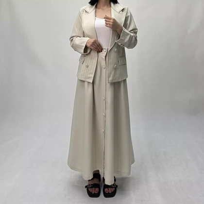 کت دامن زنانه راه راه 002214626409 18