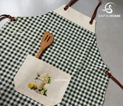 پیشبند آشپزخانه چهارخانه طرحدار صفاهوم