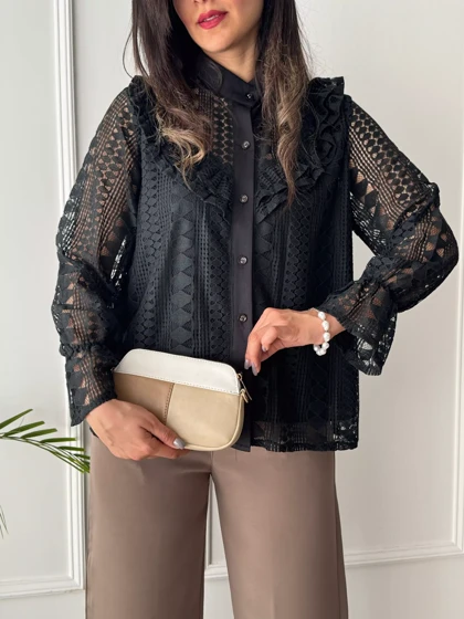 شومیز دانتل لاکچری