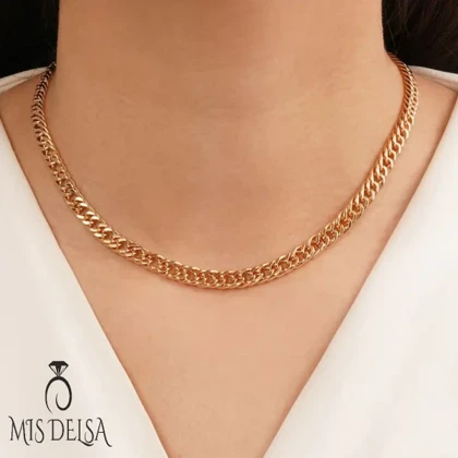 زنجیر ژوپینگ طلایی کارتیر 60 سانت 5.5 میل