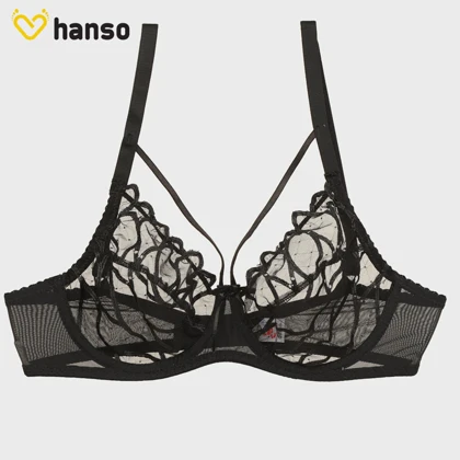 ست شورت و سوتین مشکی توری فنردار ژینا طرح A