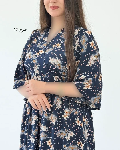 پیراهن بهار نارنج کد 1837