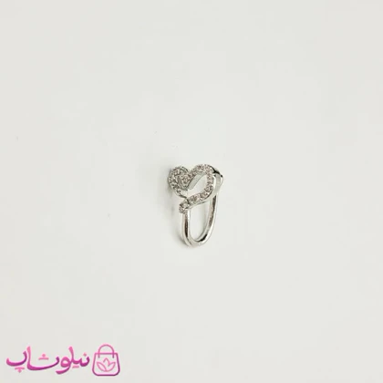 پیرسینگ فیک بینی مدل قلب کد 90