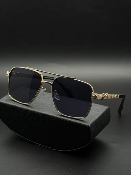 عینک کروم هارتز آفتابی کد 1111 Chrome Hearts
