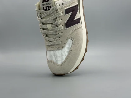 نیوبالانس 574 کرم زرشکی/New balance 574