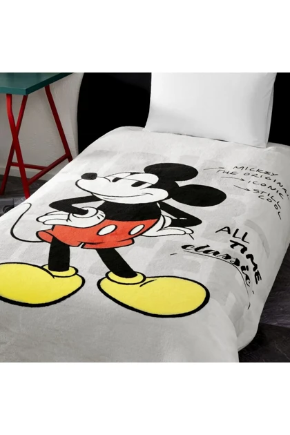 پتو یک نفره Taç مدل Disney Mickey Mouse Fashion پلی‌استر - چندرنگ