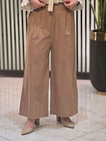 شلوار دامنی لینن 3118