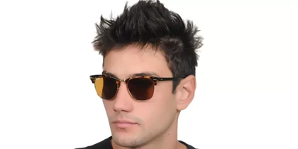 عینک آفتابی RayBan 3016 51 Clubmaster Fleck Brown Classic B 15